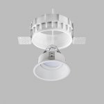 Комплект из светильника и рамки DOMINO ROUND MR16 БЕЛЫЙ Domino Lightstar G214606
