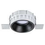 Комплект из светильника и рамки DOMINO ROUND MR16 ЧЁРНЫЙ Domino Lightstar G214607