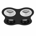 Комплект из светильников и рамки DOMINO Domino Lightstar D64706070607