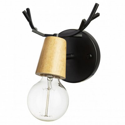 

Светильник настенный бра Loft it 10024/1W Black Sven, 10024/1W Black