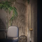 Настенный светильник бра Loft it 10053GD Rays