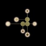 Настенный светильник бра Loft it 10058GD Rays