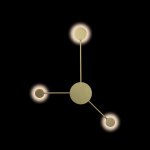 Настенный светильник бра Loft it 10059GD Rays