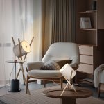 10245T White Настольная лампа LOFT IT Bobbin