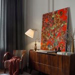 10569T Dark wood Настольная лампа LOFT IT Elaine