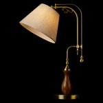 10569T Dark wood Настольная лампа LOFT IT Elaine