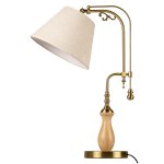 10569T Light wood Настольная лампа LOFT IT Elaine