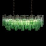 10580/1000R Clear green Подвесной светильник LOFT IT Murano