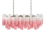 10580/1000R Clear pink Подвесной светильник LOFT IT Murano