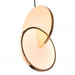 Подвесной светильник в виде двух колец Loft it 9970B Eclipse