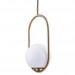 Плафон стекло матовое 150мм с бронзовой резьбой 49мм Loft it LOFT2595 Glob