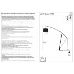 Торшер Loft it LOFT5003-WH Fishrod