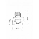 Светильник Lucia Tucci LOGIC 738.1-12W-WT