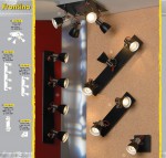Светильник поворотный спот Lussole LSL-7409-04 FRONTINO