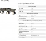 Светильник поворотный спот Lussole LSN-4301-03 Baron