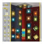 Светильник бирюзовый Lussole LSN-4531-01 Angri