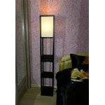 Торшер с полочками Lussole LSP-0333 Woodruff венге