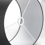 Торшер напольный изогнутый с черным абажуром Lussole LSP-0608