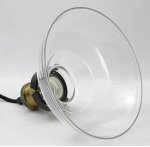 Плафон стекло прозрачное с металлическим кольцом E27 Loft LSP-96