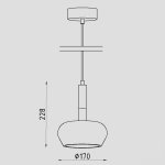 Светильник подвесной Lighttech LAGEN C GC-C-B (LTA06001)
