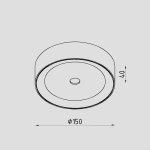 Светильник светодиодный накладной Lighttech PEEP 1030 15 B-W (LTA07001)