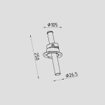 Светильник светодиодный встраиваемый Lighttech RAY 0830 24 W (LTA09002)