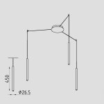 Светильник светодиодный подвесной Lighttech RAY P3 6.330 B (LTA09008)