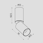 Светильник светодиодный накладной Lighttech SOLIS C1 1530 24 B-G (LTA11003)