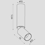 Светильник светодиодный накладной Lighttech SOLIS C2 1530 24 B-G (LTA11005)