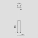 Светильник светодиодный подвесной Lighttech SOLIS P 1530 24 B (LTA11009)