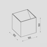 Светильник светодиодный настенный Lighttech ALPHA 0730 B (LTL01001)