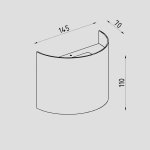 Светильник светодиодный настенный Lighttech CATINO 2.330 W (LTL03001)