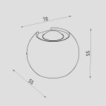 Светильник светодиодный настенный Lighttech GAMMA 2.130 W (LTL06001)