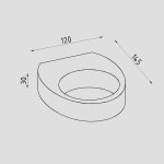 Светильник светодиодный настенный Lighttech LAPIS R 0330 DG (LTL08001)