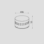Светильник светодиодный настенный Lighttech TESTA 0630 W (LTL15001)