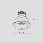 Светильник светодиодный встраиваемый Lighttech ACCENT 2 0330 25 W (LTM01002)