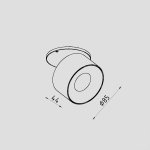 Светильник светодиодный встраиваемый Lighttech WASHER D 1230 40 B (LTM07005)