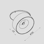 Светильник светодиодный встраиваемый Lighttech WASHER D 2530 38 B (LTM07007)