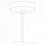 Подвес для светильника TUBUS Lighttech TUBUS 07 KIT W (LTZ07002)