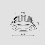 Светильник светодиодный Lighttech VEGA R 1040 60 W (LTZ07036)