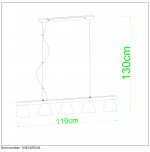Подвесной светильник Lucide 03413/05/41 POSSIO