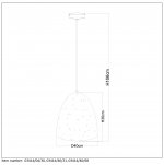 Подвесной светильник Lucide 03414/40/68 ETERNAL 