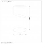 Настольная лампа Lucide 03504/01/31 KNULLE