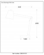 Настольная лампа Lucide 03601/01/31 TONY