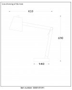 Настольная лампа Lucide 03601/01/41 TONY