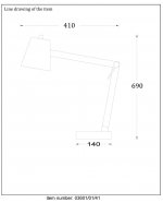 Настольная лампа Lucide 03601/01/41 TONY