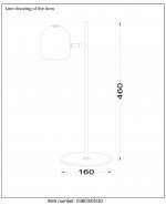 Настольная лампа Lucide 03603/05/30 SKANSKA