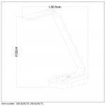 Настольная лампа Lucide 03618/05/70 DANI