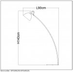 Торшер для чтения Lucide 03713/01/30 CURF