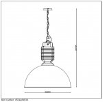 Подвесной светильник Lucide 05314/60/36 BOCKSEY